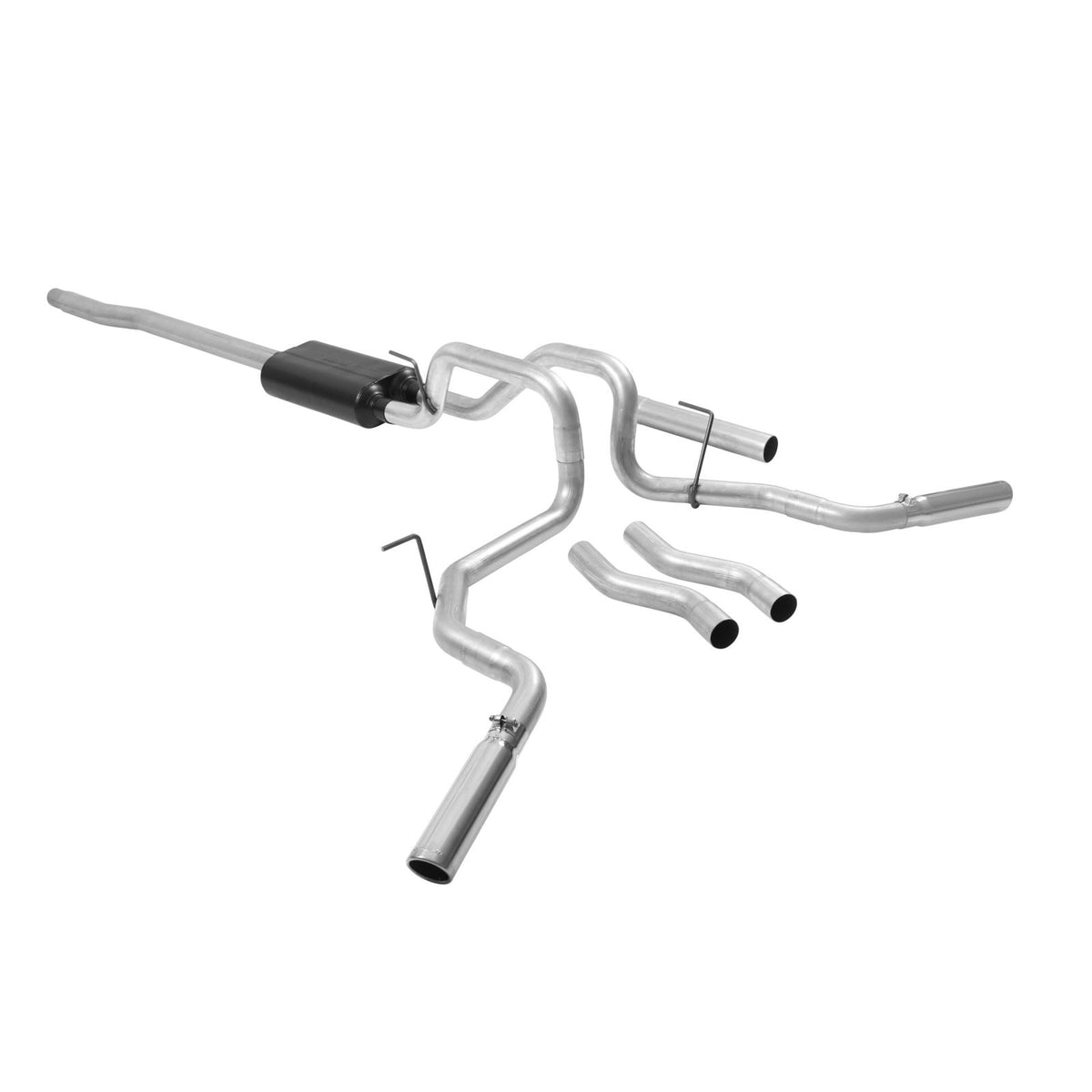 Flowmaster 17418 - Force Ii Cat-Back Exhaust System 2004-2008 Ford F-150 & Lincoln Mark Lt Trucks With A 4.6L Or 5.4L Engine Mild Sound Flowmaster 4