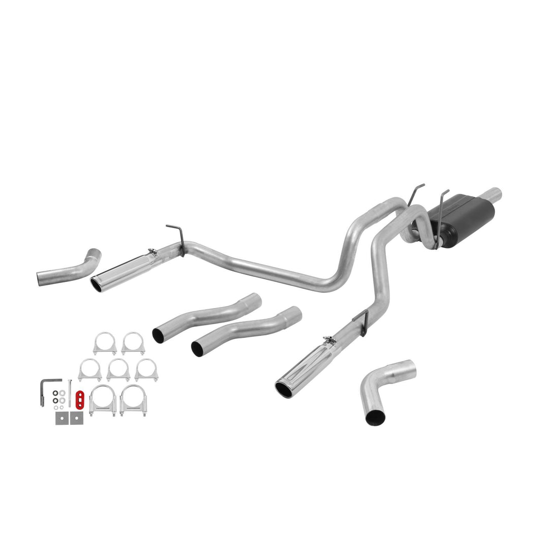 Flowmaster 17424 - American Thunder Cat-Back Exhaust System Fits 2006-2008 Dodge Ram 1500 With 4.7L Engine Moderate To Mild Sound Flowmaster 1