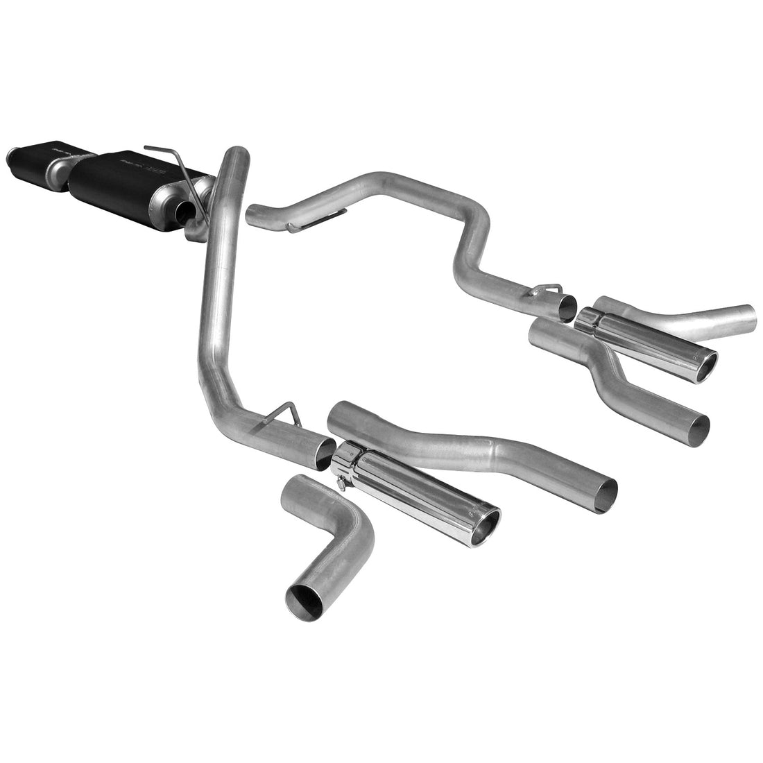 Flowmaster 17425 - American Thunder Cat-Back Exhaust System 2000-2006 Toyota Tundra With 4.7L Engine Fits 2/4 Wheel Drive Models And All Wheelbases Aggressive To Moderate Sound Flowmaster 1