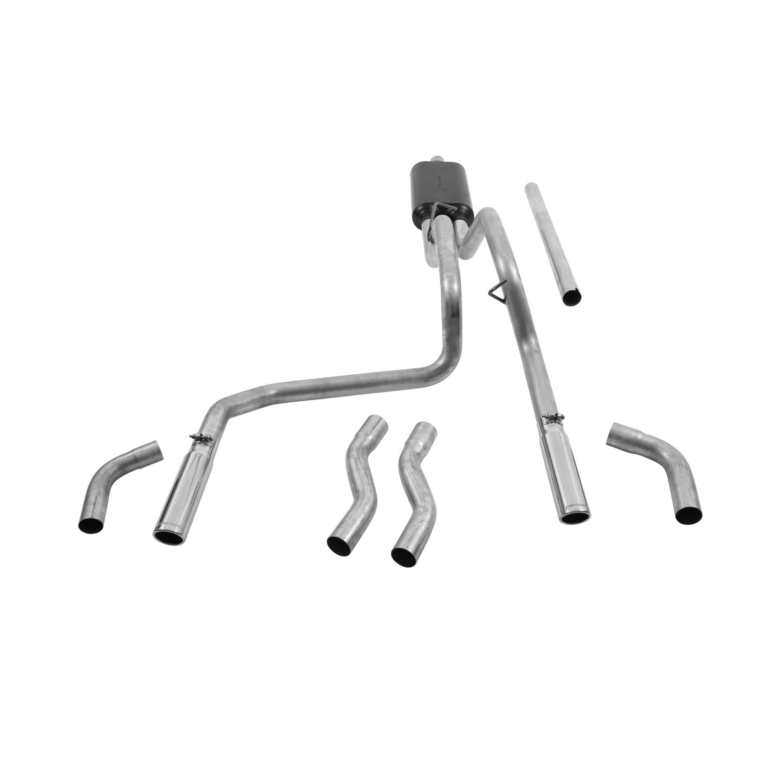 Flowmaster 17429 - American Thunder Cat-Back Exhaust System 1994-2001 Dodge Ram 1500 Trucks With 3.9L, 5.2L, And 5.9L Engines 1994-2002 2500/3500 With 5.9L Engine Fits 2/4 Wheel Drive And All Wheelbases Aggressive To Moderate Sound Flowmaster 2