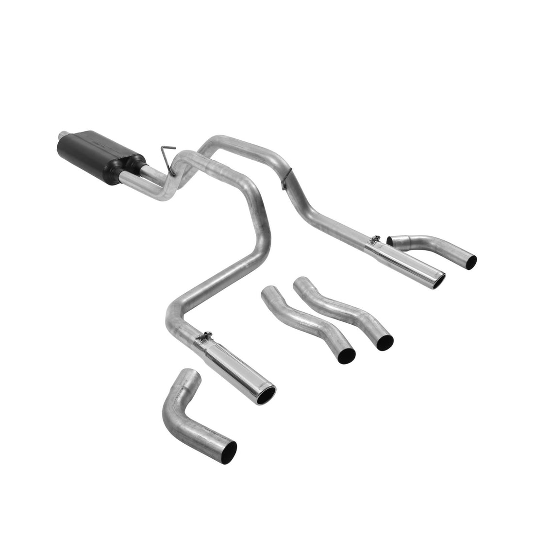 Flowmaster 17429 - American Thunder Cat-Back Exhaust System 1994-2001 Dodge Ram 1500 Trucks With 3.9L, 5.2L, And 5.9L Engines 1994-2002 2500/3500 With 5.9L Engine Fits 2/4 Wheel Drive And All Wheelbases Aggressive To Moderate Sound Flowmaster 3