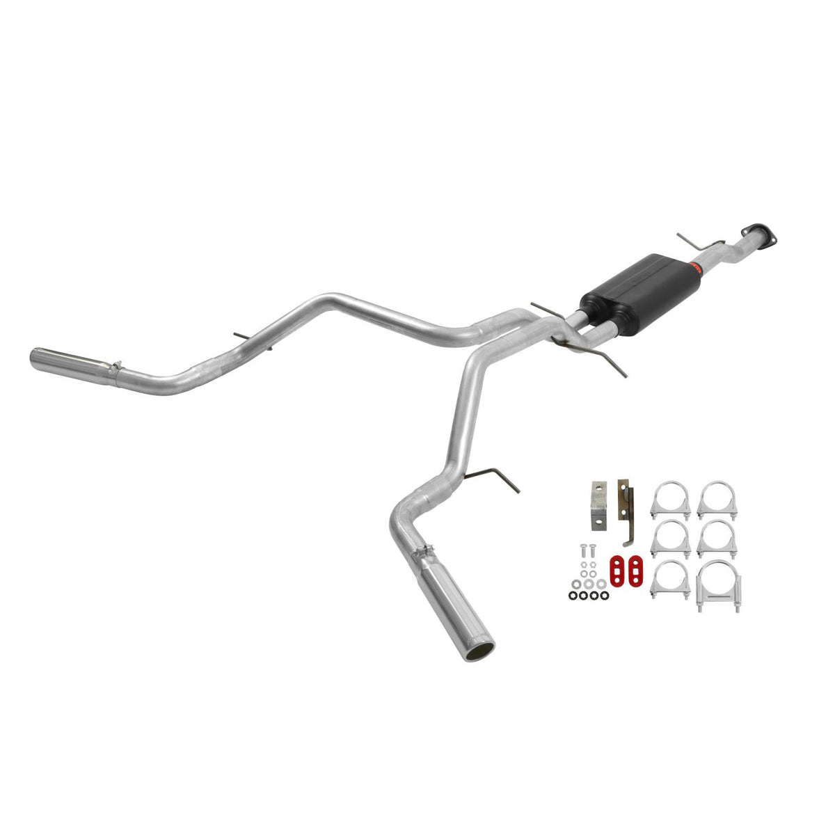 Flowmaster 17430 - American Thunder Cat-Back Exhaust System 2007-2008 Chevrolet Tahoe And Gmc Yukon With 4.8L Or 5.3L Engine Fits 2/4 Wheel Drive Aggressive To Moderate Sound Flowmaster 1