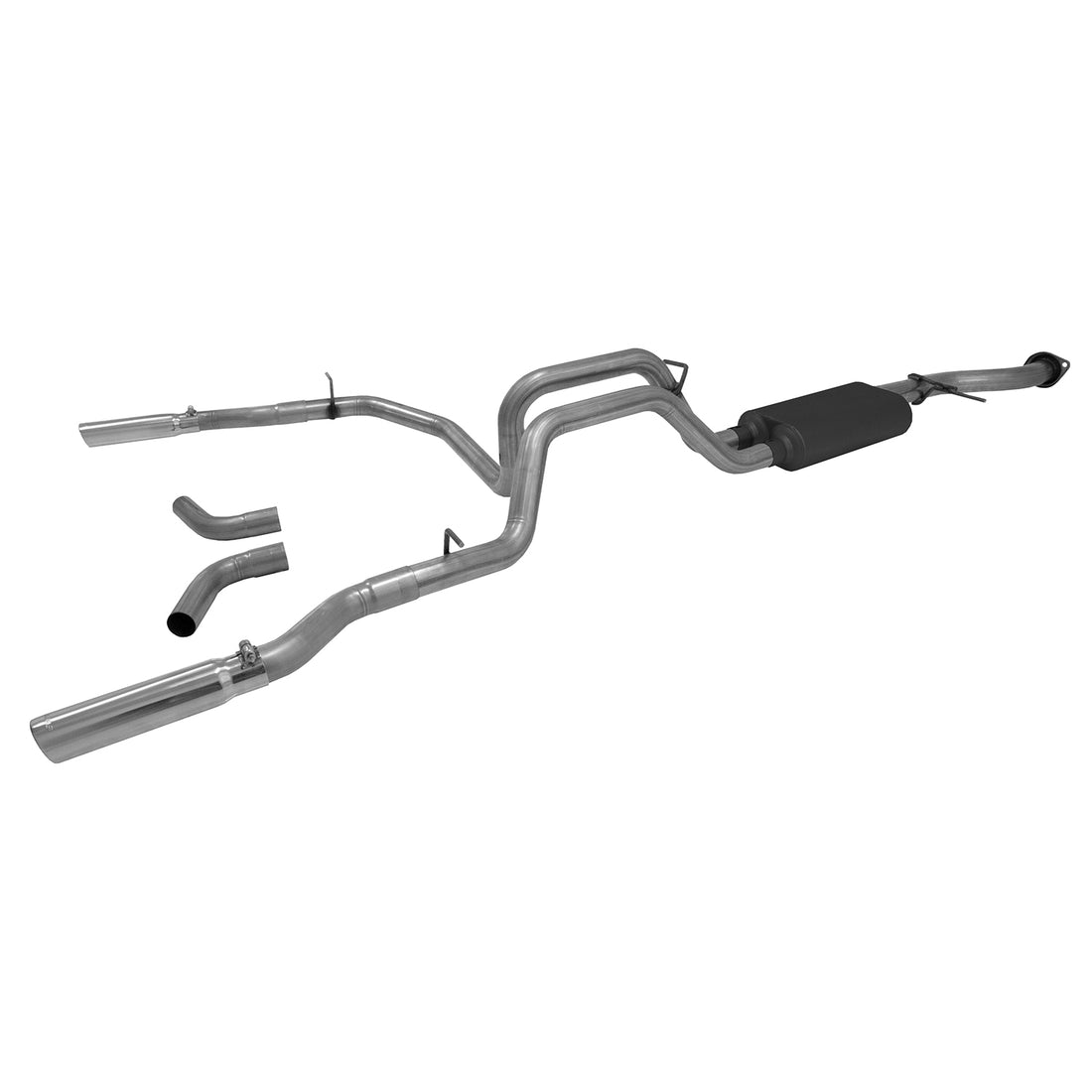 Flowmaster 17435 - American Thunder Cat-Back Exhaust System 1999-2007* (*Classic Body Only) Chevrolet Silverado/Gmc Sierra 1500 With 4.3L, 4.8L, 5.3L Engines Aluminized Steel Aggressive To Moderate Sound Flowmaster 3