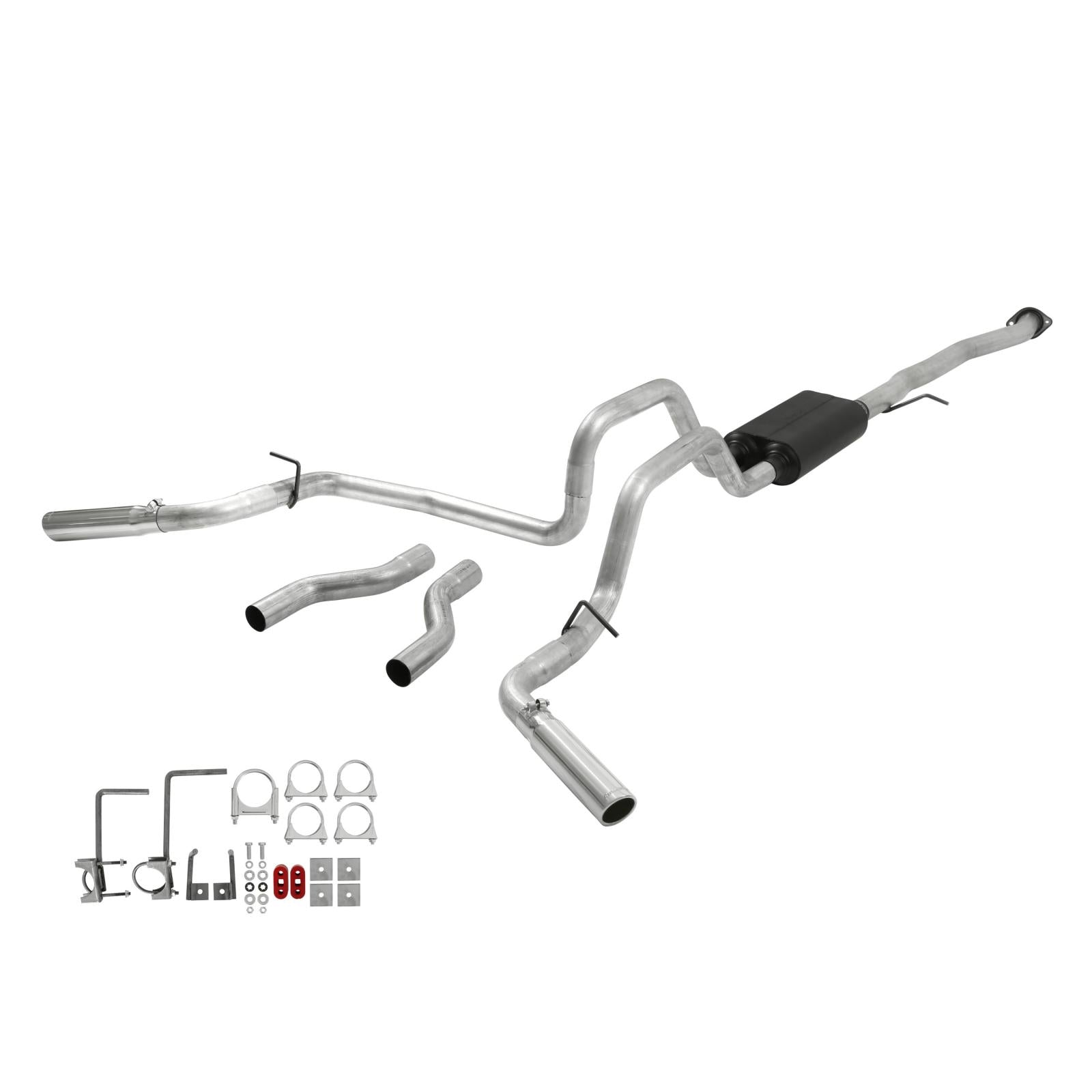 Flowmaster 17436 - American Thunder Cat-Back Exhaust System Fits 2004-2007 (2007 Classic Only) Silverado/Sierra 1500 Trucks With 4.3L, 4.8L, 5.3L Engine Aggressive To Moderate Sound Flowmaster 1