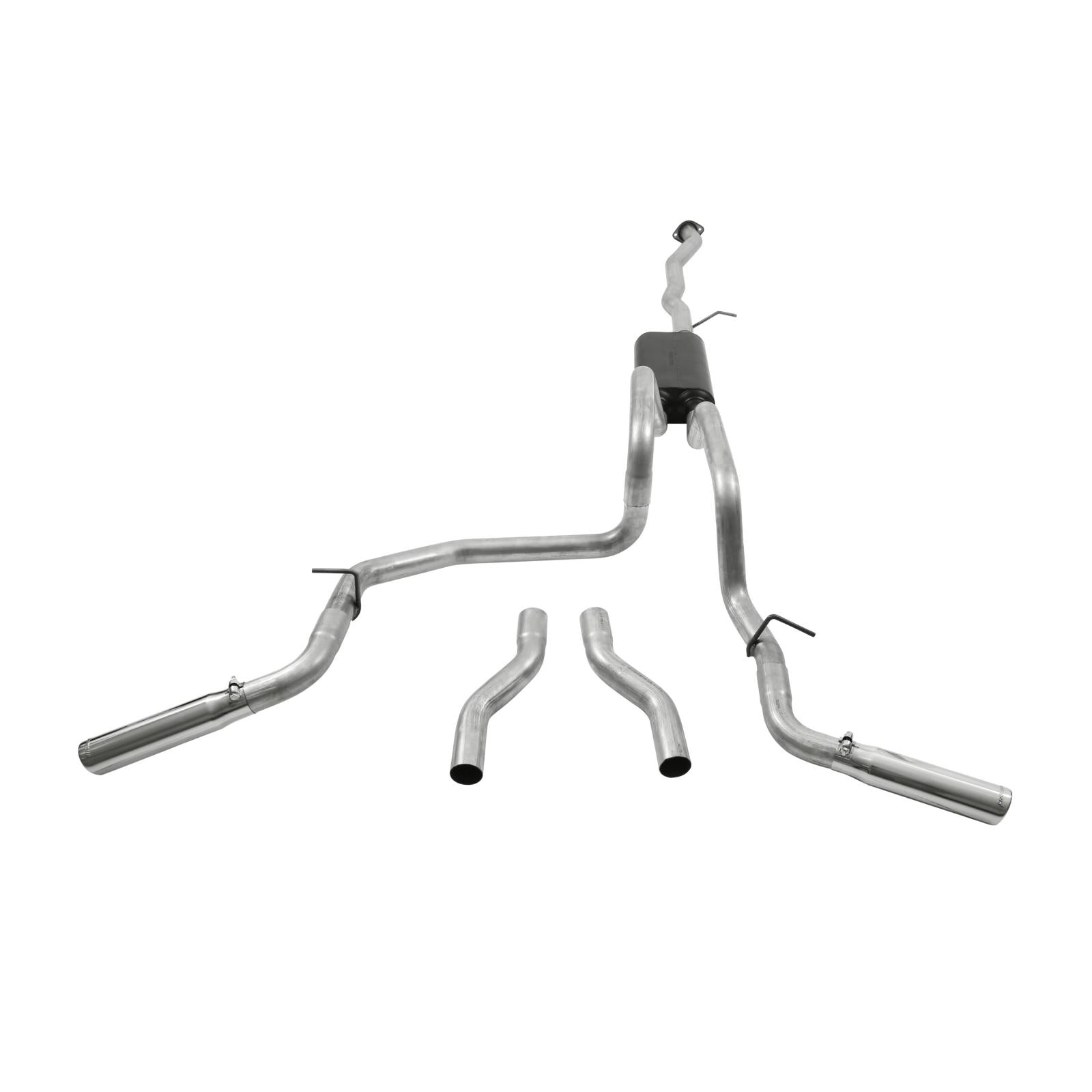 Flowmaster 17436 - American Thunder Cat-Back Exhaust System Fits 2004-2007 (2007 Classic Only) Silverado/Sierra 1500 Trucks With 4.3L, 4.8L, 5.3L Engine Aggressive To Moderate Sound Flowmaster 3