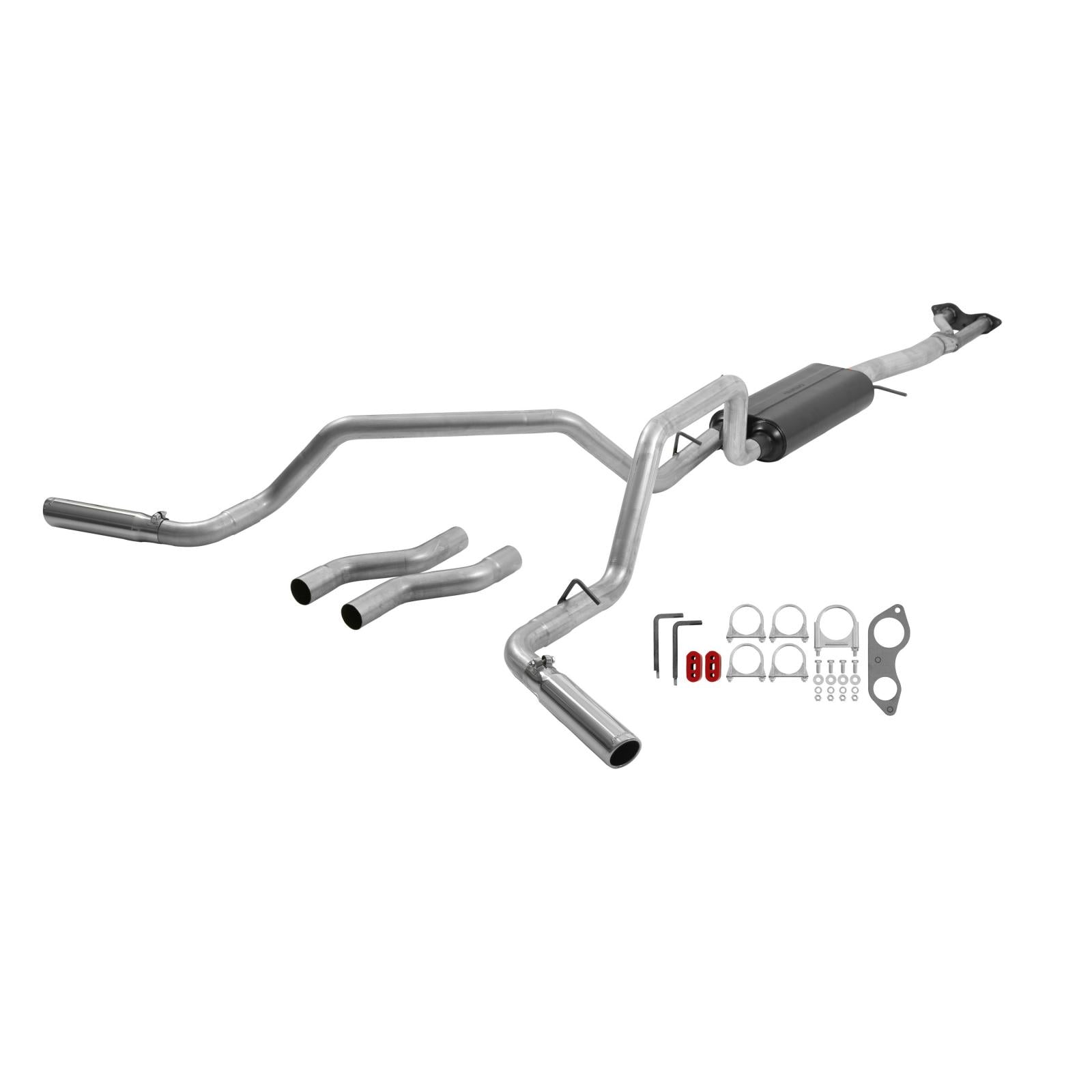 Flowmaster 17470 - American Thunder Cat-Back Exhaust System Fits 1996-1999 Silverado/Sierra 1500 With 5.7L Engine Extended Cab Aggressive To Moderate Sound Flowmaster 1