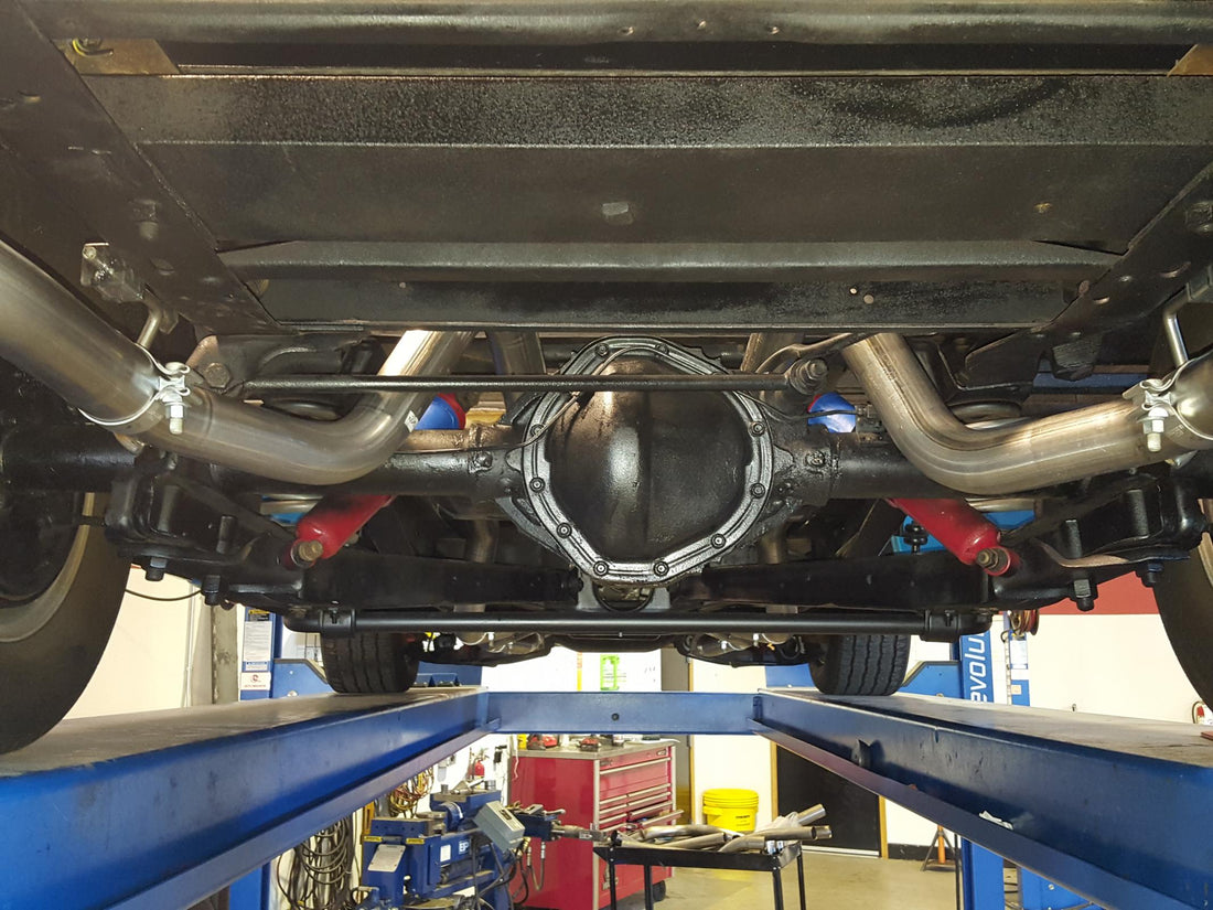 Flowmaster 17654 - American Thunder Crossmember-Back Exhaust System Fits 1967-1972 Chevrolet/Gmc C10, C15 1/2 Ton Trucks With V8 Engine Aggressive To Moderate Sound Flowmaster 5