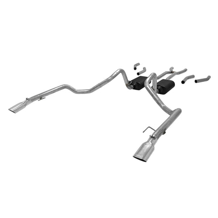 Flowmaster 17655-FM - American Thunder Crossmember-Back Exhaust System 1965-1968 Chevrolet Impala, Caprice Coupes, Wagons And Convertibles With A V8 Engine Aggressive To Moderate Sound Flowmaster 1