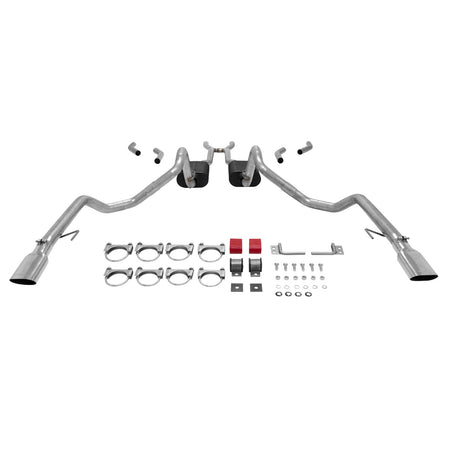 Flowmaster 17655-FM - American Thunder Crossmember-Back Exhaust System 1965-1968 Chevrolet Impala, Caprice Coupes, Wagons And Convertibles With A V8 Engine Aggressive To Moderate Sound Flowmaster 3