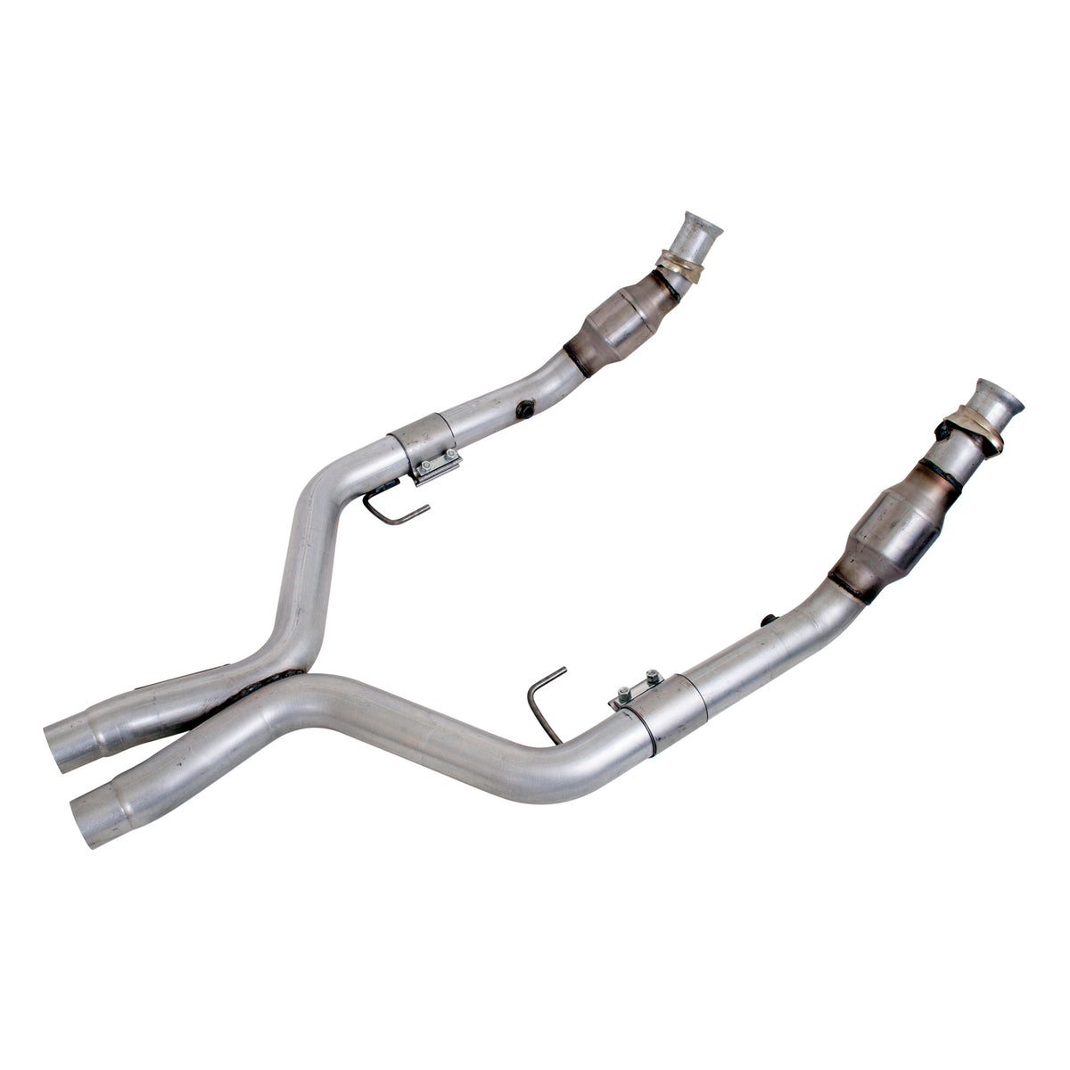 BBK Performance Parts 1770 - 2005-2010 MUSTANG GT 5.0 2-3/4 FULL X PIPE W/CONVERTERS 1