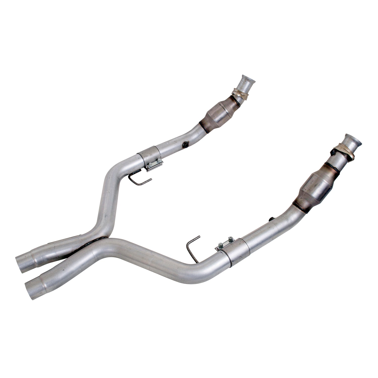BBK Performance Parts 1770 - 2005-2010 MUSTANG GT 5.0 2-3/4 FULL X PIPE W/CONVERTERS 1