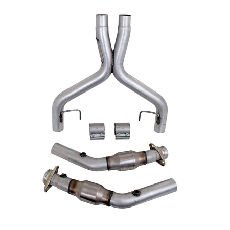 BBK Performance Parts 1770 - 2005-2010 MUSTANG GT 5.0 2-3/4 FULL X PIPE W/CONVERTERS 2