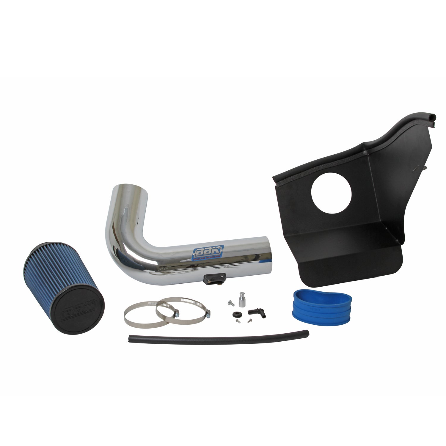 BBK Performance Parts 1771 - 2010-2015 CAMARO SS 6.2L COLD AIR INDUCTION SYSTEM (Powder Coated Chrome) 2