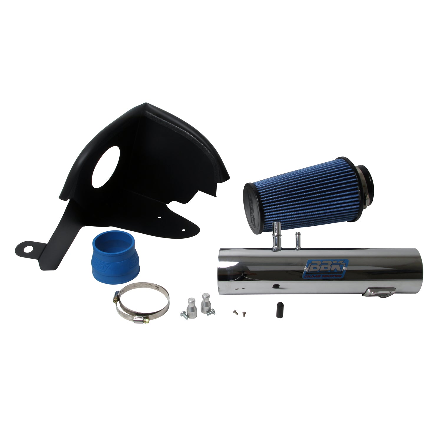 BBK Performance Parts 1778 - 2011-14 MUSTANG V6 3.7L COLD AIR INDUCTION SYSTEM (Powder Coated Chrome) 2