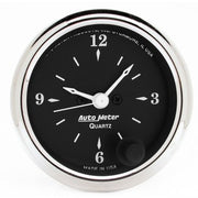 AutoMeter 1785 - GAUGE, CLOCK, 2 1/16", 12HR, ANALOG, OLD TYME BLACK 4