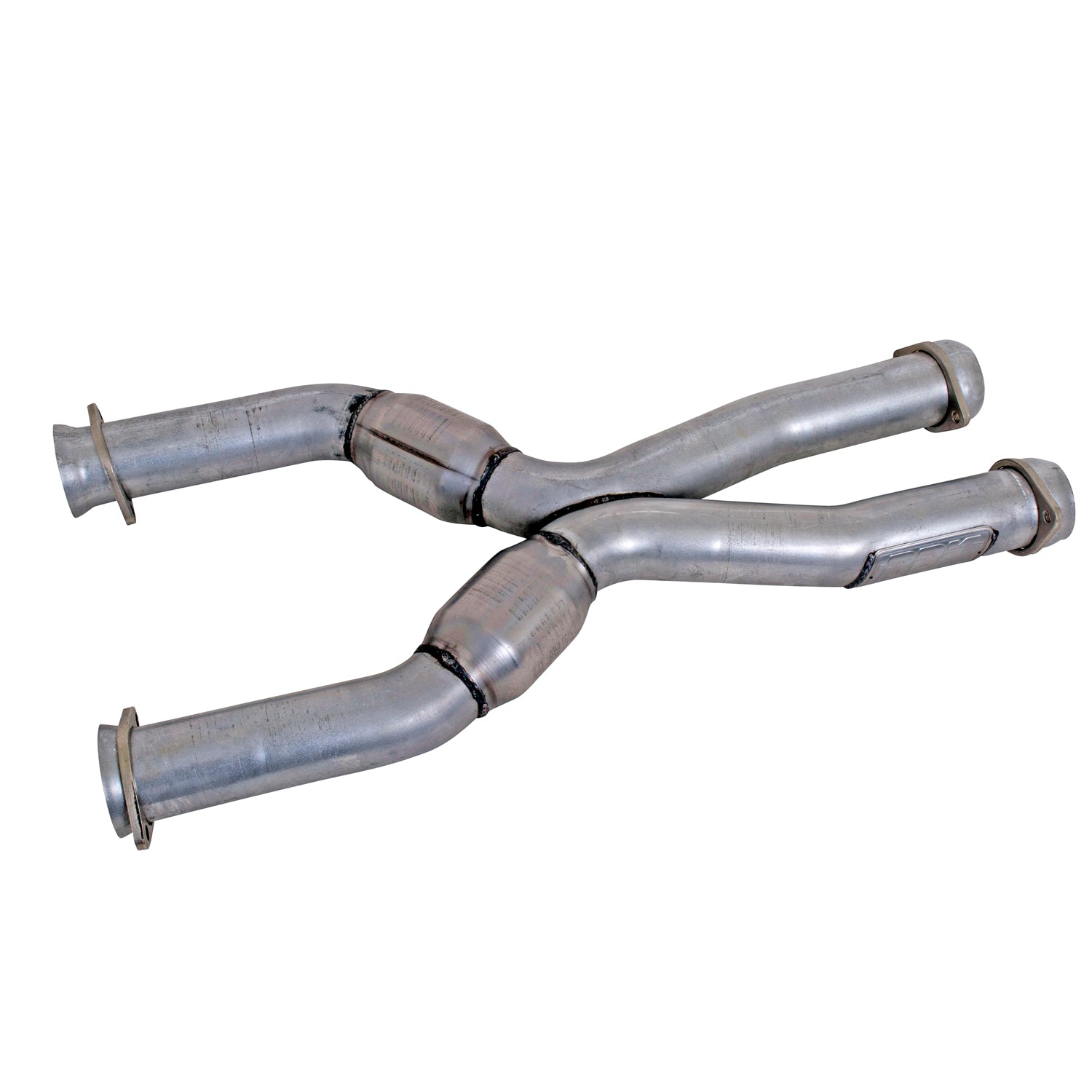 BBK Performance Parts 1786 - 1987-04 MUSTANG COYOTE SWAP SHORT MID X PIPE WITH HIGH FLOW CATS 1