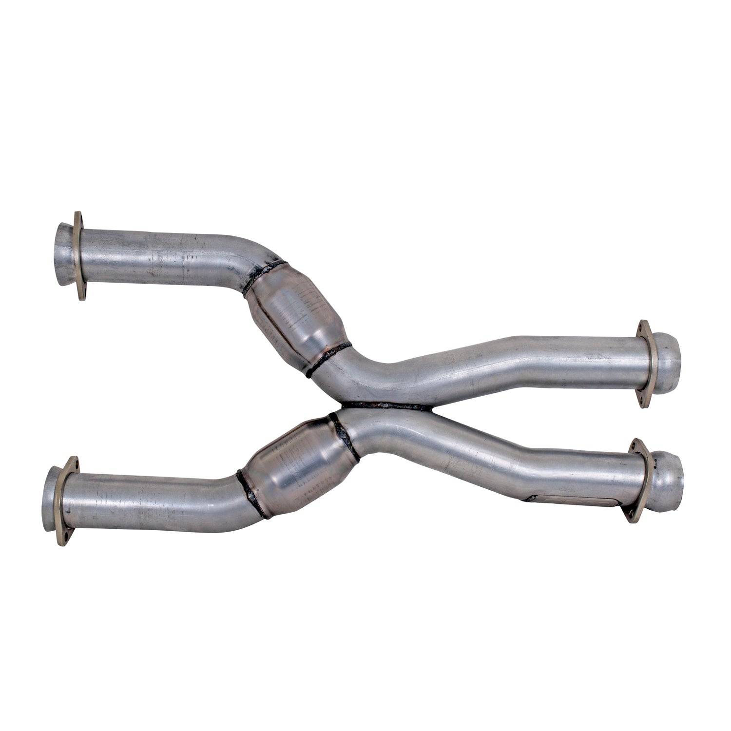 BBK Performance Parts 1786 - 1987-04 MUSTANG COYOTE SWAP SHORT MID X PIPE WITH HIGH FLOW CATS 2