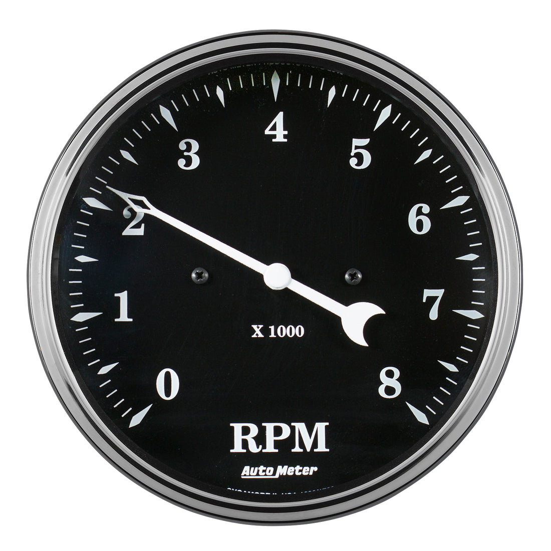 AutoMeter 1799 - GAUGE, TACHOMETER, 5", 8K RPM, IN-DASH, OLD TYME BLACK 3