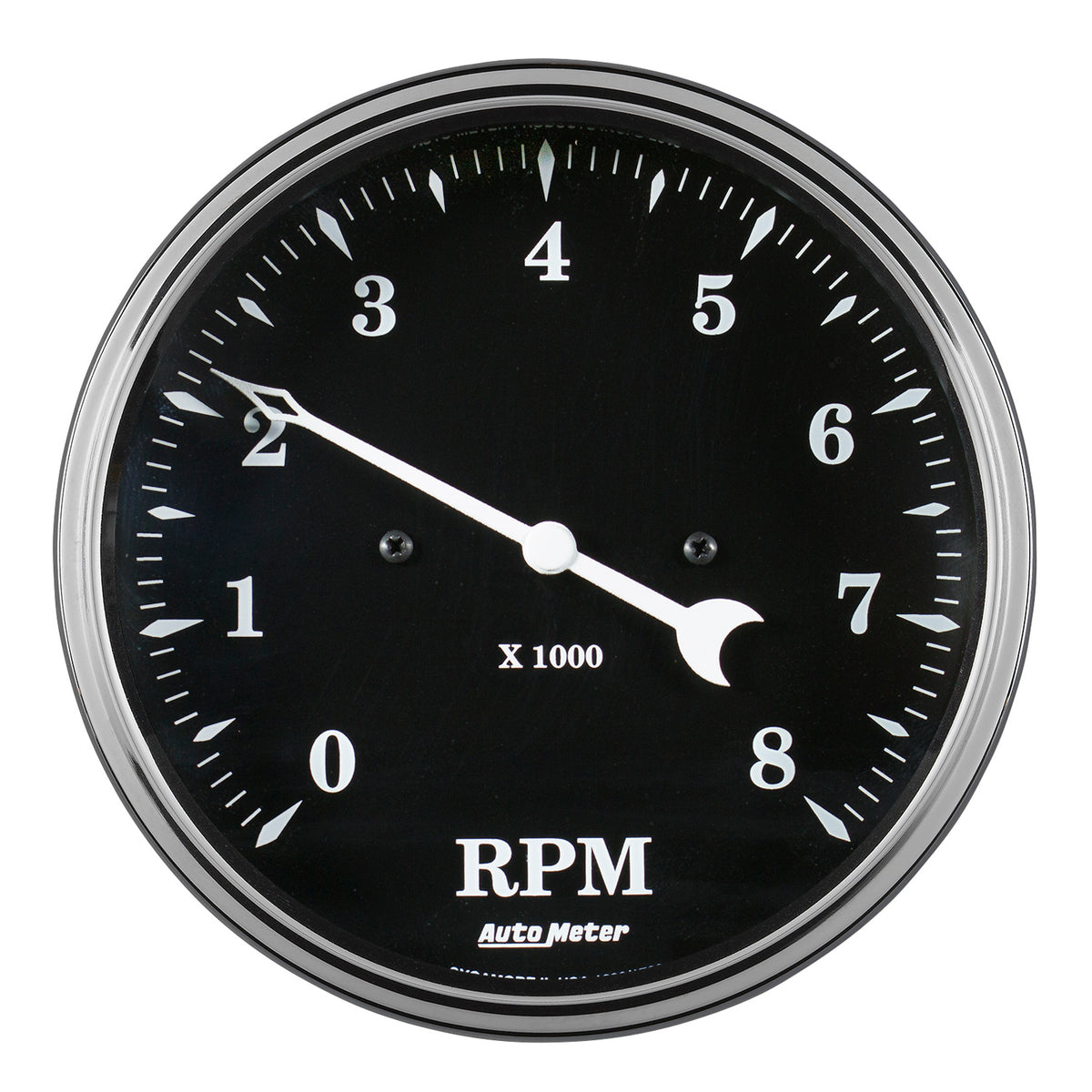 AutoMeter 1799 - GAUGE, TACHOMETER, 5", 8K RPM, IN-DASH, OLD TYME BLACK 3