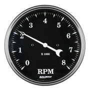 AutoMeter 1799 - GAUGE, TACHOMETER, 5", 8K RPM, IN-DASH, OLD TYME BLACK 3