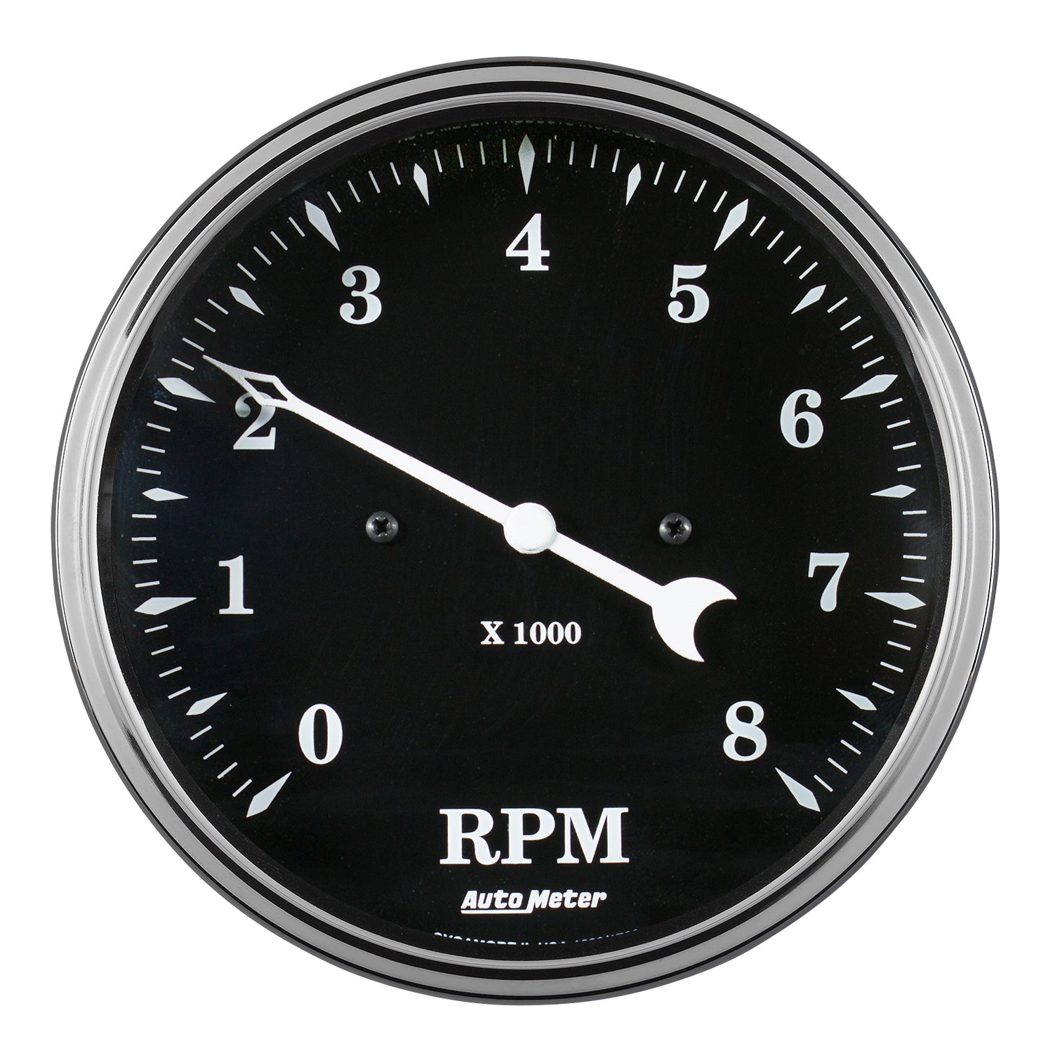 AutoMeter 1799 - GAUGE, TACHOMETER, 5", 8K RPM, IN-DASH, OLD TYME BLACK 3
