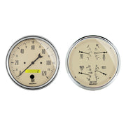 AutoMeter 1803 - GAUGE KIT, 2 PC., QUAD & SPEEDOMETER, 5", ANTIQUE BEIGE 3
