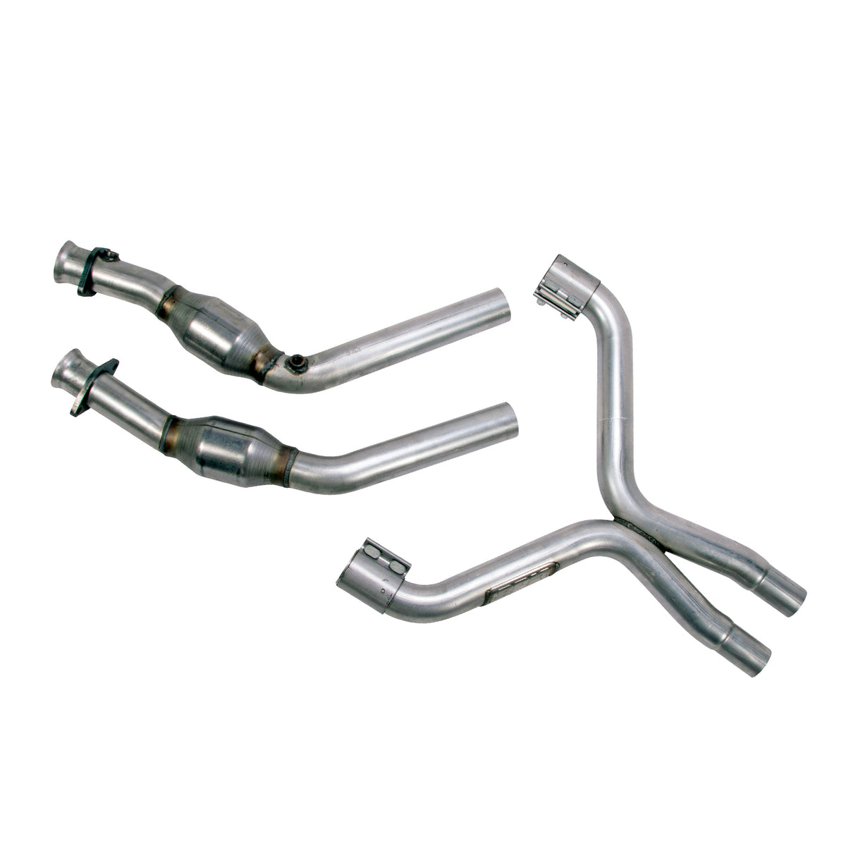 BBK Performance Parts 1814 - 2011-2014 FORD MUSTANG V6 3.7L FULL X PIPE WITH CATS 1