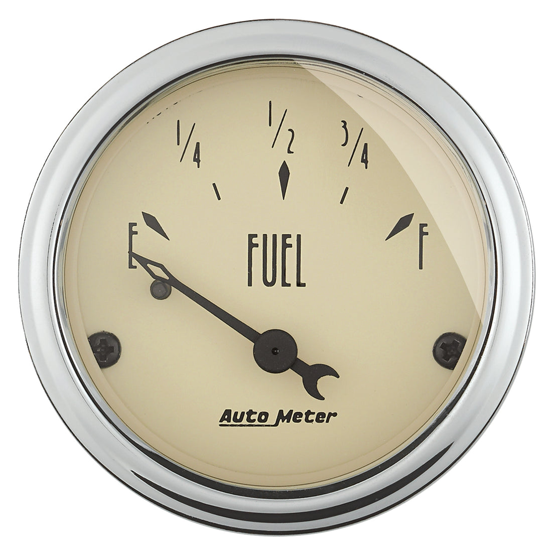 AutoMeter 1815 - GAUGE, FUEL LEVEL, 2 1/16", 0OE TO 90OF, ELEC, ANTIQUE BEIGE 3