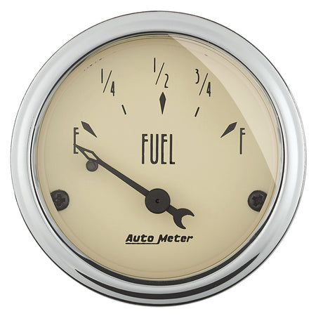AutoMeter 1815 - GAUGE, FUEL LEVEL, 2 1/16", 0OE TO 90OF, ELEC, ANTIQUE BEIGE 3