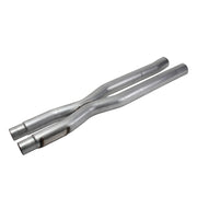BBK Performance Parts 1818 - 2015-2025 MUSTANG 5.0 GT RESONATOR DELETE HIGH FLOW X PIPE 1