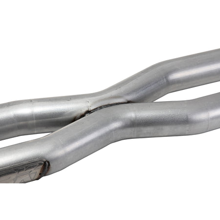 BBK Performance Parts 1818 - 2015-2025 MUSTANG 5.0 GT RESONATOR DELETE HIGH FLOW X PIPE 2