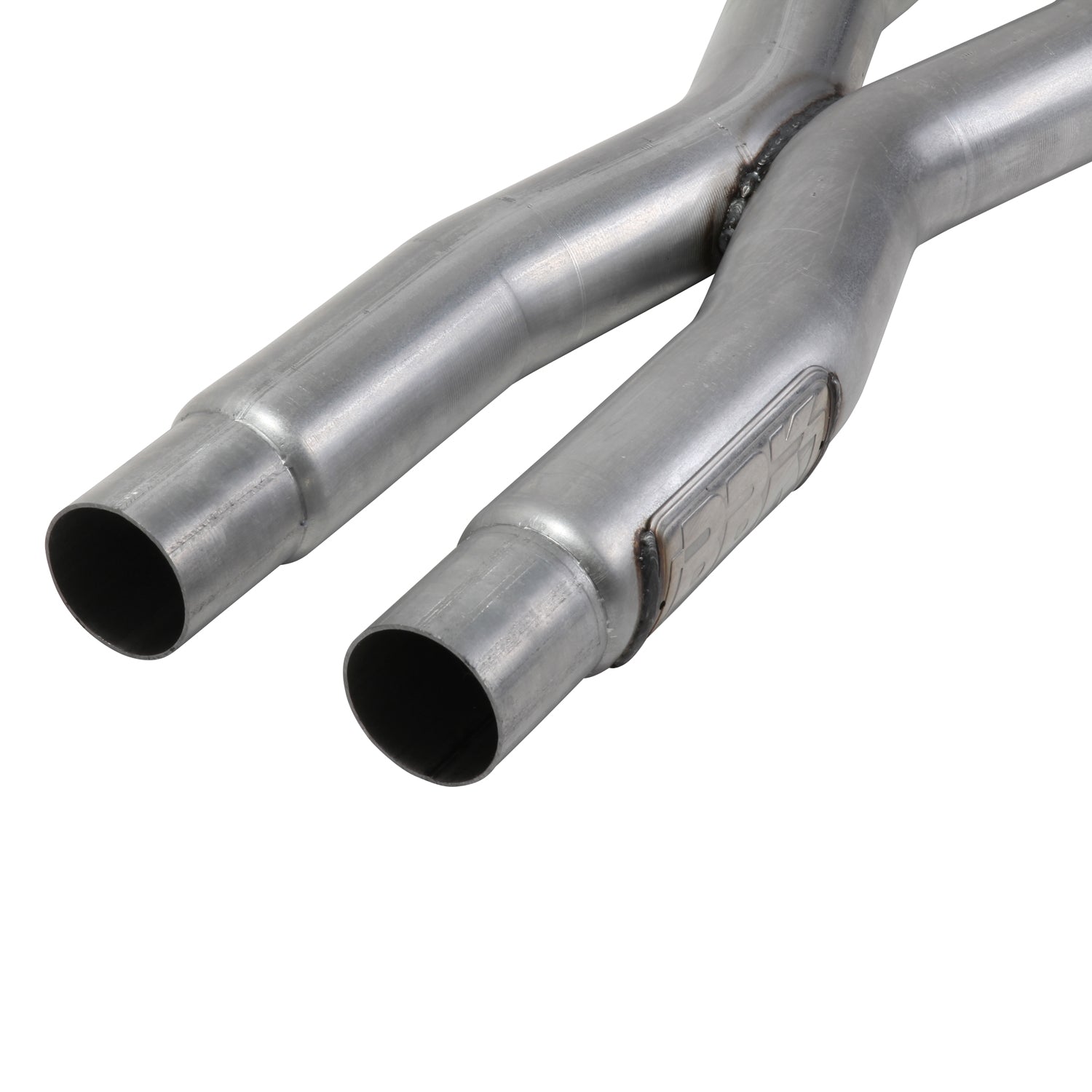 BBK Performance Parts 1818 - 2015-2025 MUSTANG 5.0 GT RESONATOR DELETE HIGH FLOW X PIPE 3