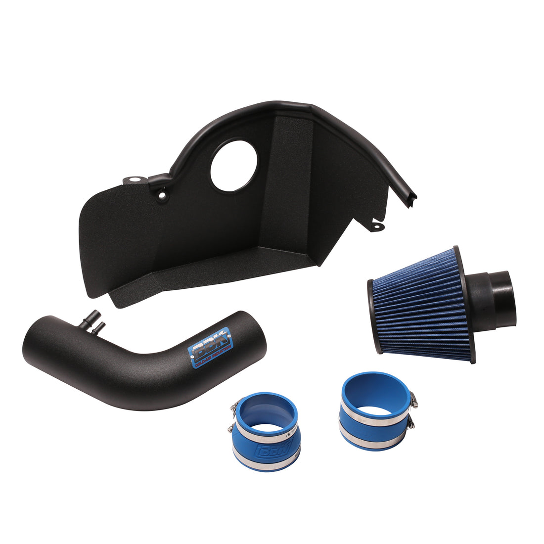 BBK Performance Parts NA BBK Performance Parts 18465 - 2015-2017 MUSTANG V6 3.7L COLD AIR INDUCTION SYSTEM (BLACKOUT FINISH)