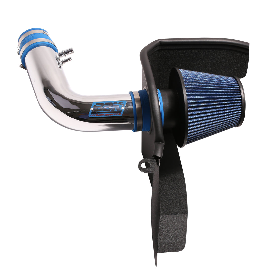 BBK Performance Parts 1846 - 2015-2017 MUSTANG 3.7L COLD AIR INDUCTION SYSTEM (Powder Coated Chrome) 1