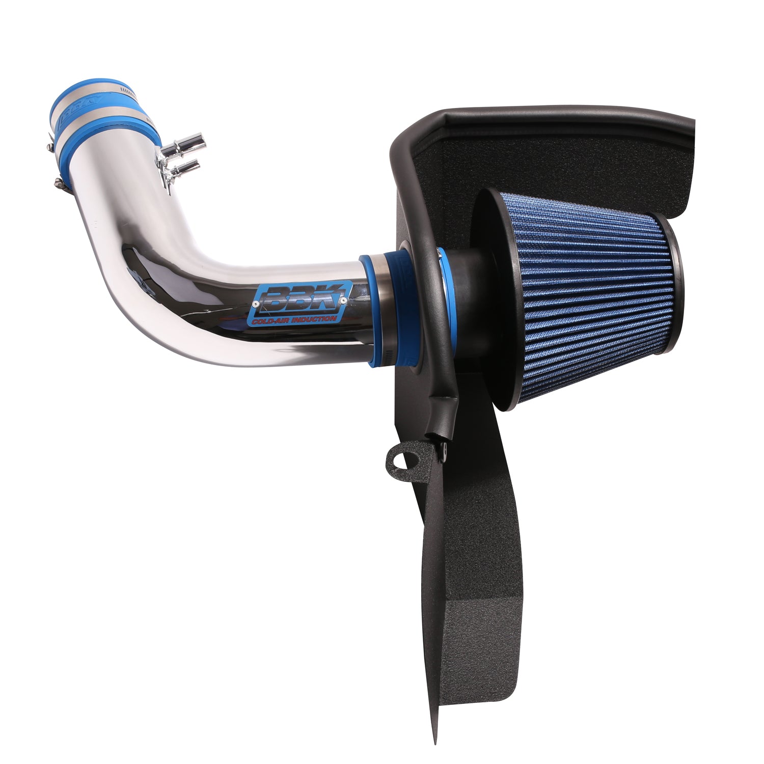 BBK Performance Parts 1846 - 2015-2017 MUSTANG 3.7L COLD AIR INDUCTION SYSTEM (Powder Coated Chrome) 1
