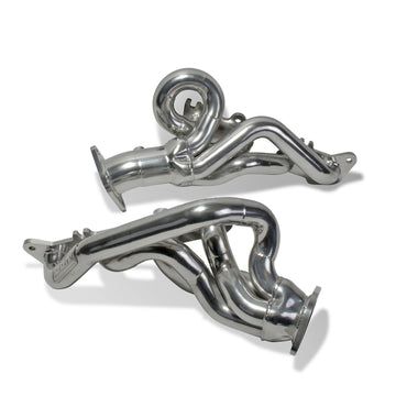 BBK Performance Parts 18480 - 2015-17 MUSTANG GT 1-3/4 TUNED LENGTH SHORTY HEADERS (POLISHED SILVER CERAMIC) 1