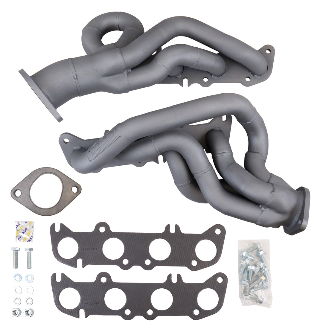 BBK Performance Parts 1848 - 2015-2017 MUSTANG 5.0 GT 1-3/4 TUNED LENGTH SHORTY HEADERS (TITANIUM CERAMIC) 1