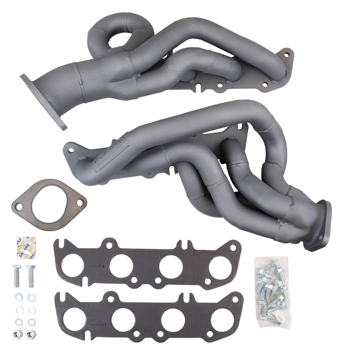 BBK Performance Parts 1848 - 2015-2017 MUSTANG 5.0 GT 1-3/4 TUNED LENGTH SHORTY HEADERS (TITANIUM CERAMIC) 1