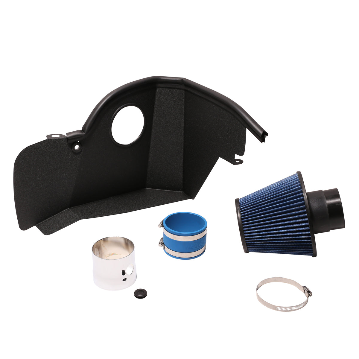BBK Performance Parts 1850 - 2015-2017 MUSTANG 2.3L ECOBOOST COLD AIR INTAKE KIT (Powder Coated Chrome) 1