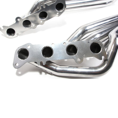 BBK Performance Parts 18560 - 2011-23 MUSTANG GT 5.0 1-7/8 LONG TUBE EXHAUST HEADERS (POLISHED SILVER CERAMIC) 3
