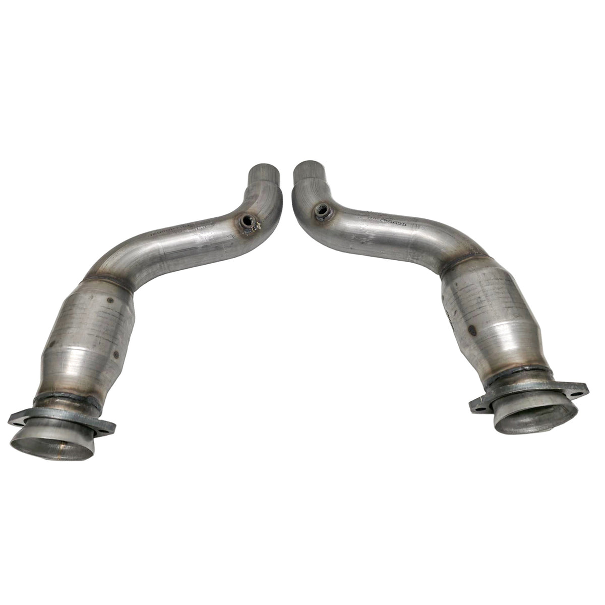 BBK Performance Parts 18562 - 2016-2020 FORD MUSTANG GT350 HIGH FLOW 3" SHORT MID PIPE W/ CATALYTIC CONVERTERS 1