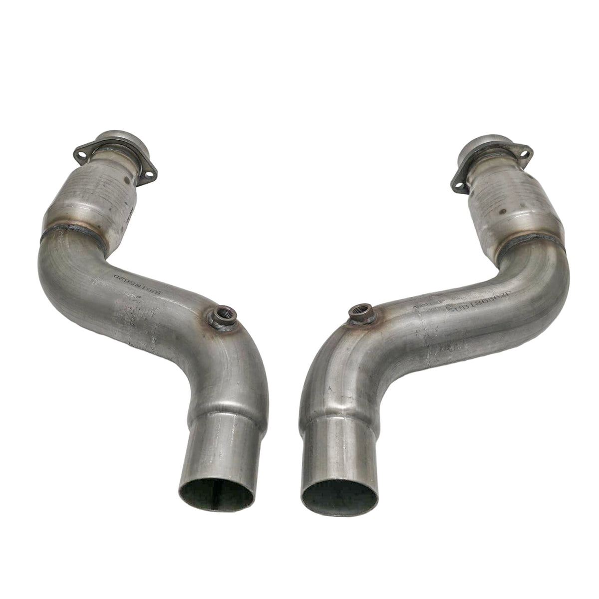 BBK Performance Parts 18562 - 2016-2020 FORD MUSTANG GT350 HIGH FLOW 3" SHORT MID PIPE W/ CATALYTIC CONVERTERS 2