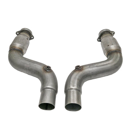 BBK Performance Parts 18562 - 2016-2020 FORD MUSTANG GT350 HIGH FLOW 3" SHORT MID PIPE W/ CATALYTIC CONVERTERS 2