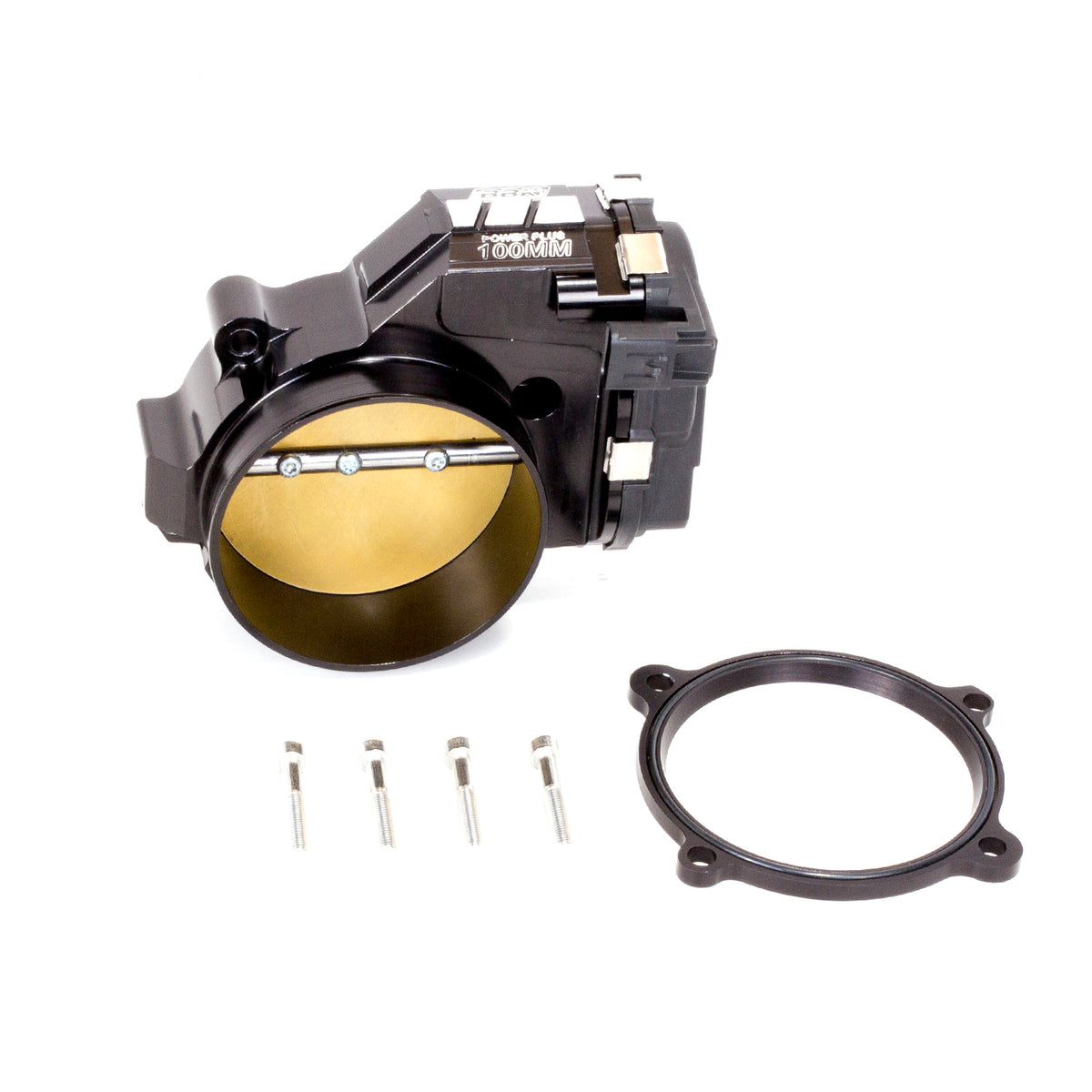 BBK Performance Parts 1886 - 2015-2024 DODGE HELLCAT 6.2L 100mm BLACK BILLET SERIES THROTTLE BODY 1