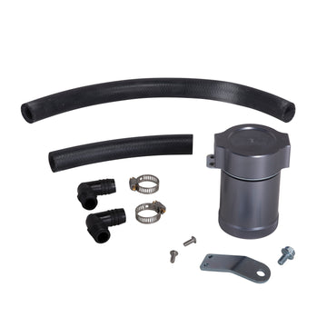 BBK Performance Parts 1895 - 2005-2010 MUSTANG V6 CNC BILLET ALUMINUM OIL SEPARATOR KIT (PASSENGER SIDE) 1