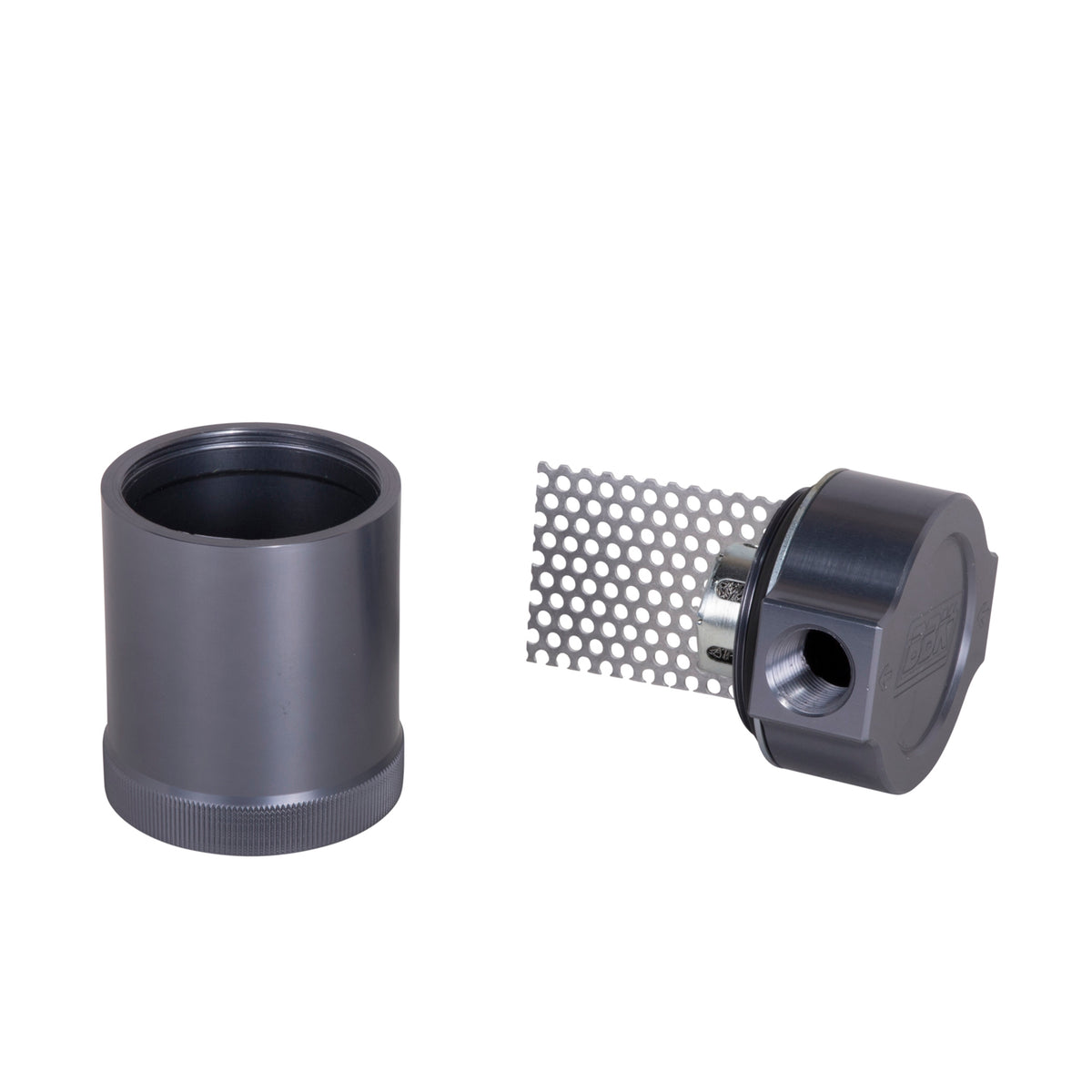 BBK Performance Parts 1895 - 2005-2010 MUSTANG V6 CNC BILLET ALUMINUM OIL SEPARATOR KIT (PASSENGER SIDE) 4