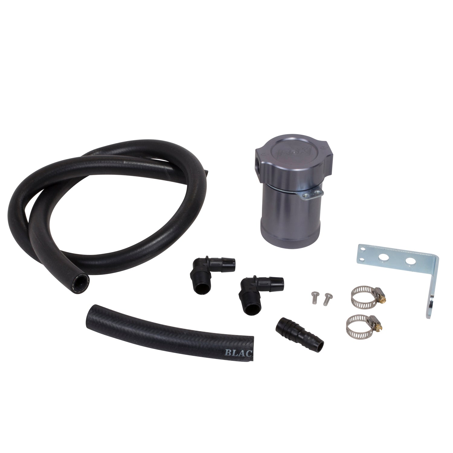 BBK Performance Parts 1897 - UNIVERSAL APPLICATION CNC BILLET ALUMINUM OIL SEPARATOR KIT 1