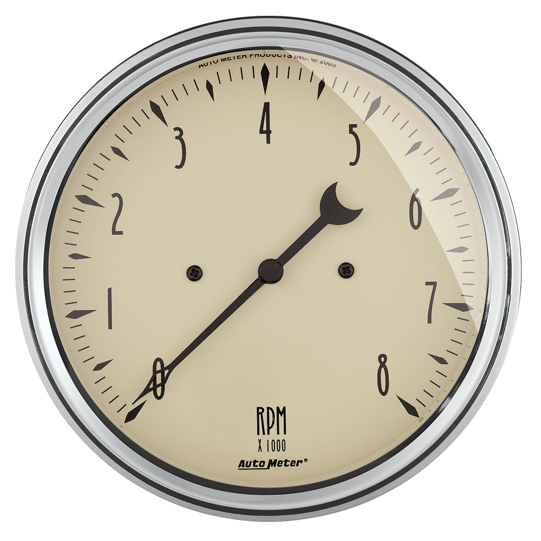 AutoMeter 1899 - GAUGE, TACHOMETER, 5", 8K RPM, IN-DASH, ANTIQUE BEIGE 3
