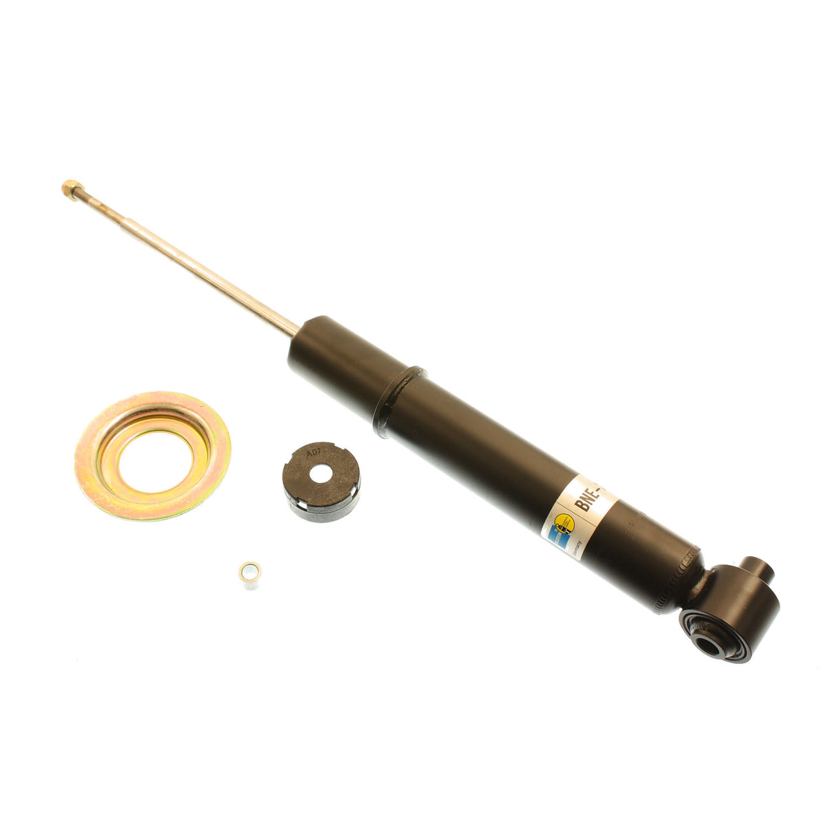 Bilstein 19-028637 - Suspension Shock Absorber Twintube Rear BMW 735i 1992-1987 735iL 1992-1988 740i 1994-1993 740iL 1994-1993 750iL 1989-1988 Eye 14.2mm Stem Black Paint B4 OE Replacement Bilstein 4
