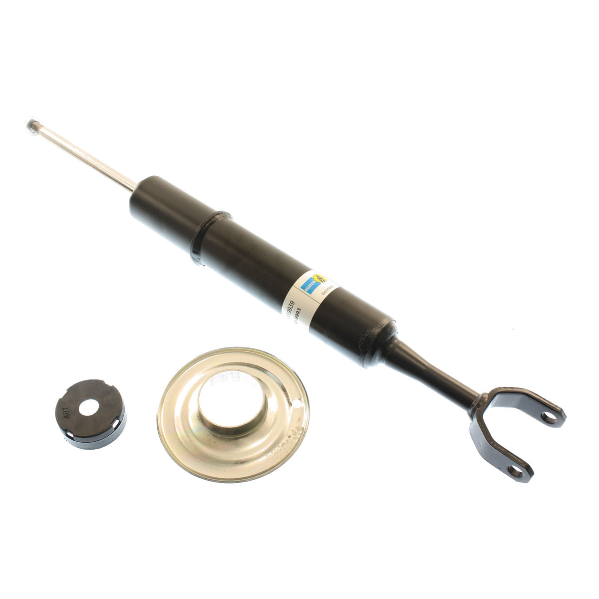 Bilstein 19-119939 - Suspension Shock Absorber Twintube Front Audi A6 2004-2001 A6 Quattro 2004-2000 Volkswagen Passat 2005-2000 Clevis Stem Black Paint B4 OE Replacement Bilstein 4